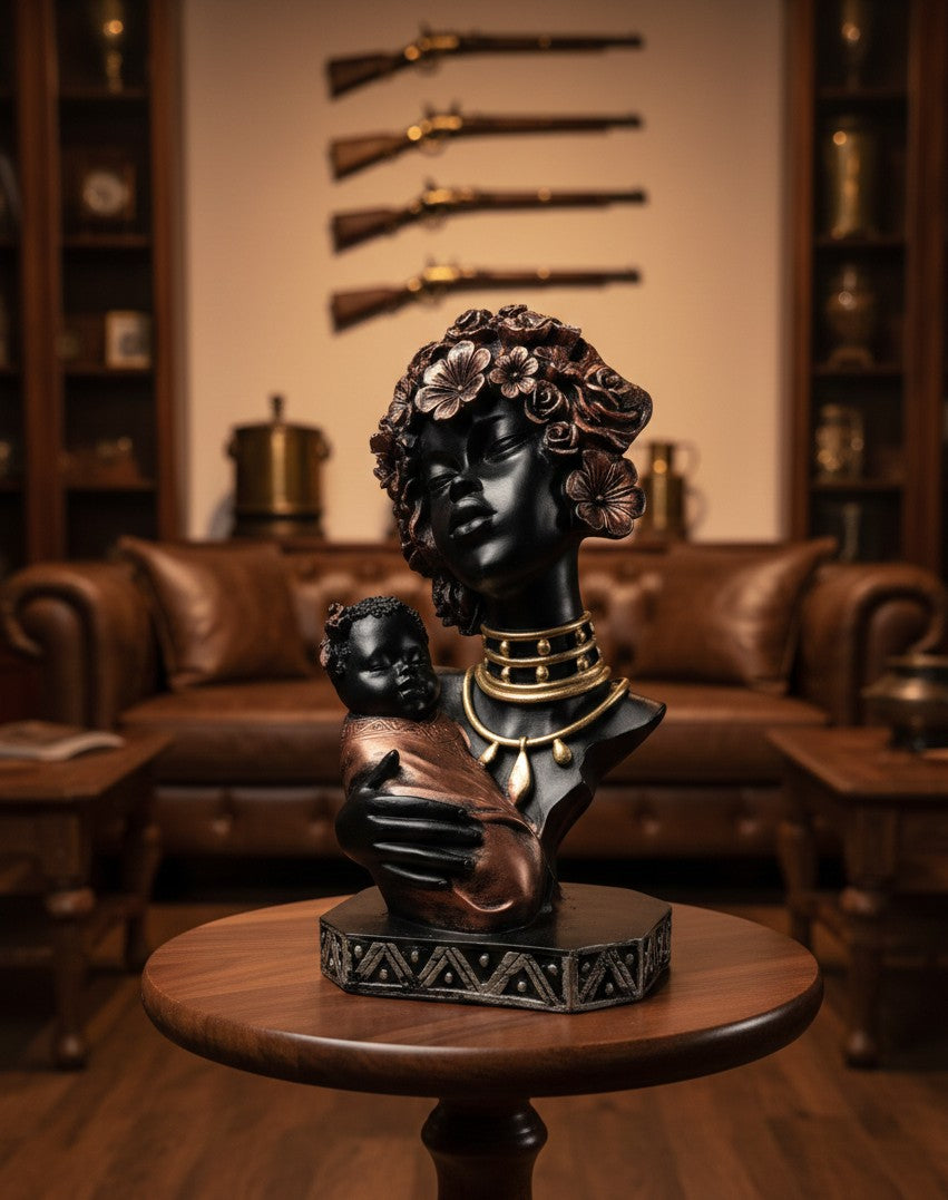 Tribal Woman & Motherhood Bust Set 12"