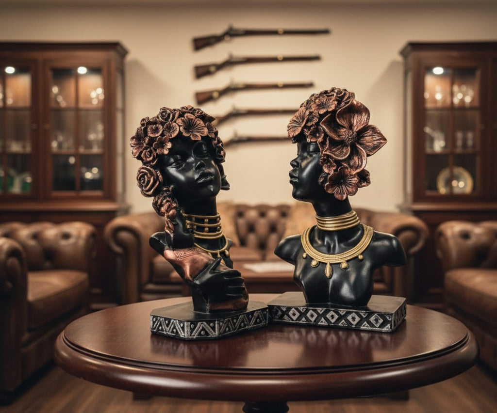 Tribal Woman & Motherhood Bust Set 12"
