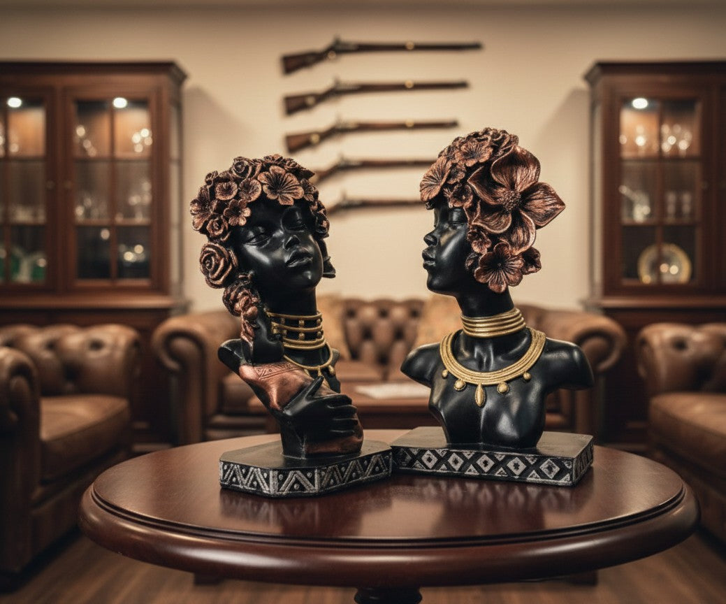 Tribal Woman & Motherhood Bust Set 12"