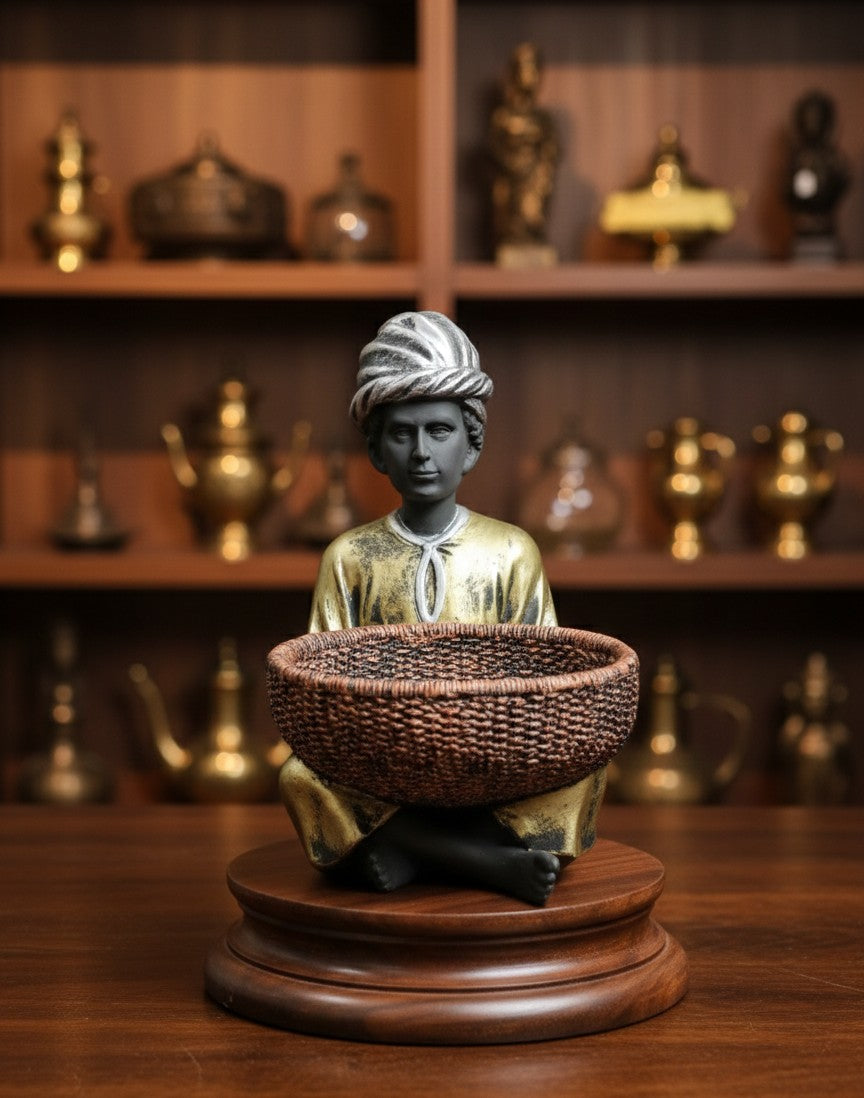Ethnic Indian Artisan Storyteller Figurines-10"8"7"