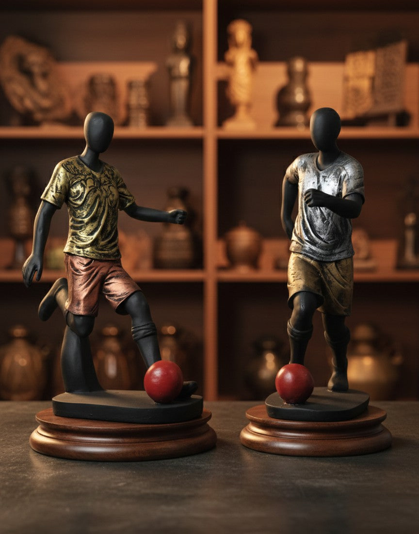 Football Player statue 12"